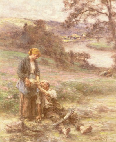 Il riposo del mietitore da Leon Augustin Lhermitte